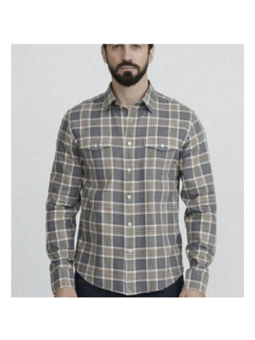 UNTUCKit New Plaid Regular Fit Shirt Size XXL Multi Plaid Belleruche 100% Cotton